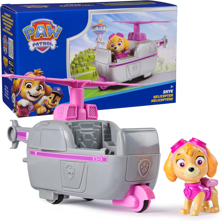 PAW Patrol, Helicóptero de Skye, vehículo de juguete con figura de...