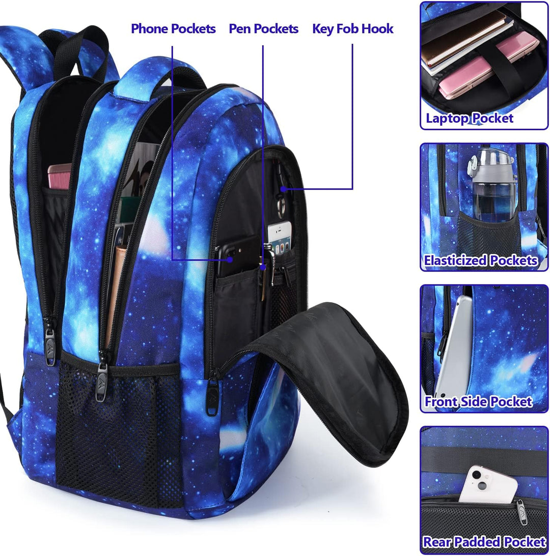 MATEIN - Mochila escolar unisex, antirrobo, para universidad o escu...