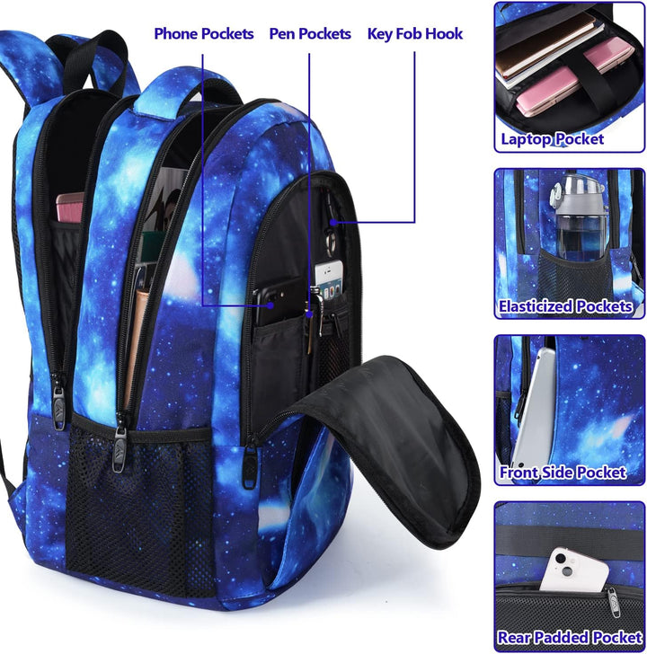 MATEIN - Mochila escolar unisex, antirrobo, para universidad o escu...
