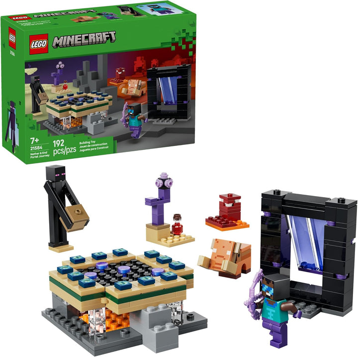 LEGO Minecraft Nether End Portal Journey - Juguete de