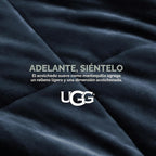 UGG Nita - Manta reversible de vellón de felpa, 50 x 70 pulgadas, color