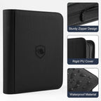 Carpeta Top Loader 9 Bolsillos, Capacidad para 360 Toploaders, 100 Toploaders INCLUIDOS