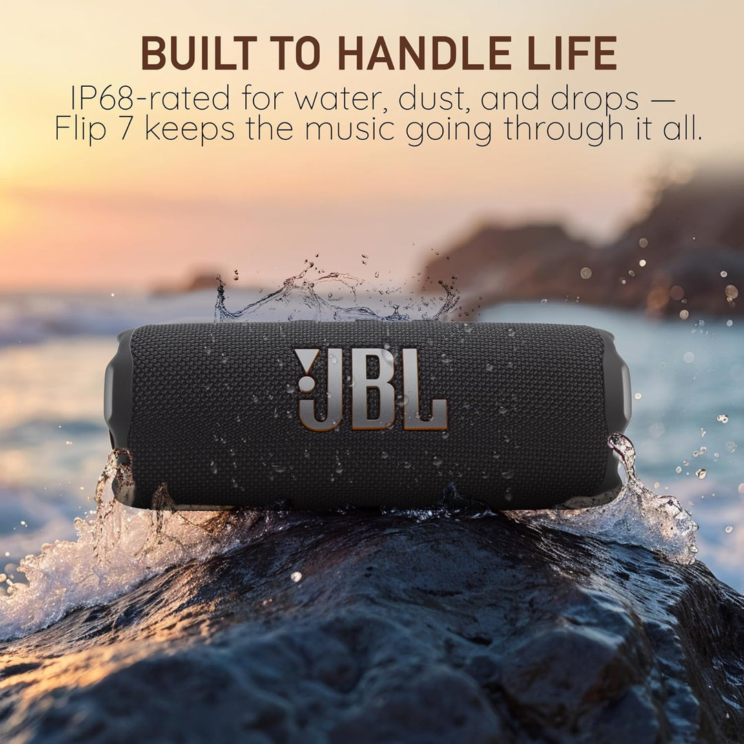 JBL Flip 7 Altavoz Bluetooth portátil, IP68 impermeable, a prueba d...