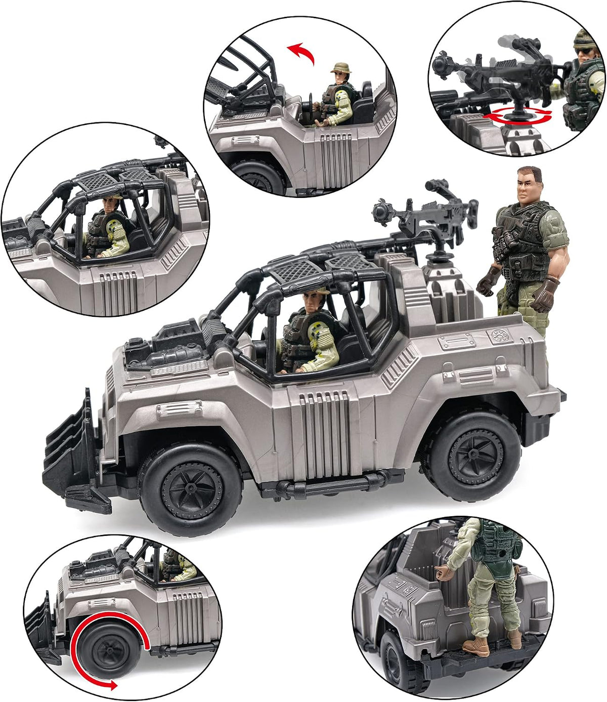 MISTBUY Figuras de acción de hombres del ejército estadounidense