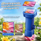 1000X Microscopio Digital Portátil para Niños: Explorador 4K Lupa Fotográfica