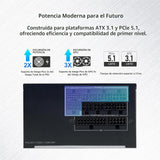 Montech Century II - Fuente de alimentación ATX para juegos de gama...