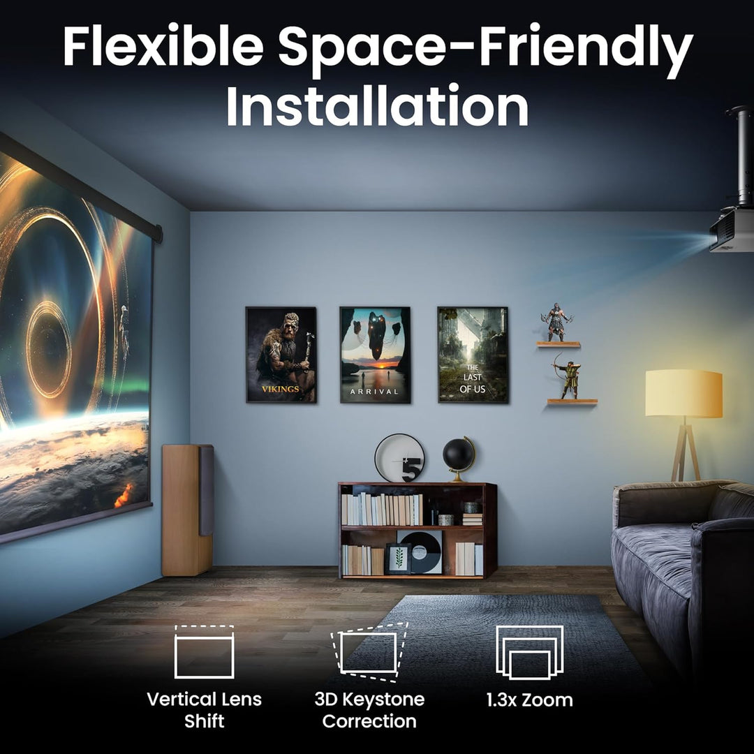 BenQ TK710 - Proyector láser 4K de 3200 lúmenes para películas y ju...