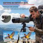 Gosky Elite HD Spotting Scope 20-60x80 con liberación sin contacto con