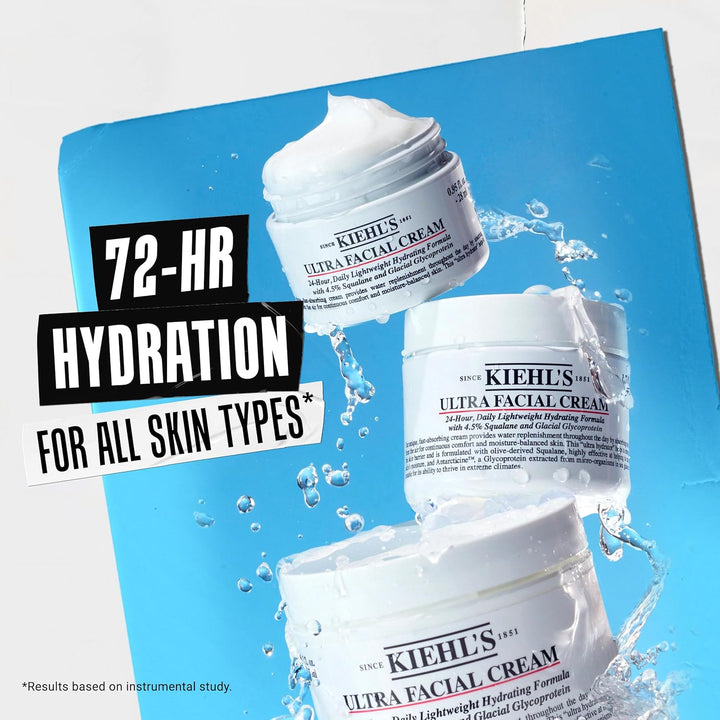 Kiehl's Crema Facial Ultra, con 4.5% de escualano para fortalec...