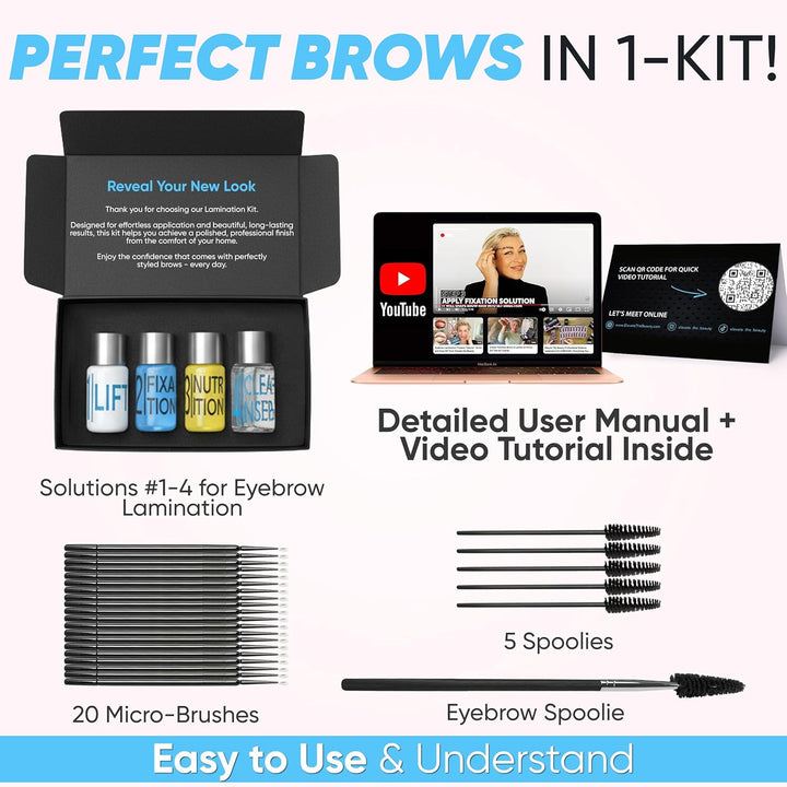 Kit de laminación de cejas Elevate The Beauty | Kit de laminación d...