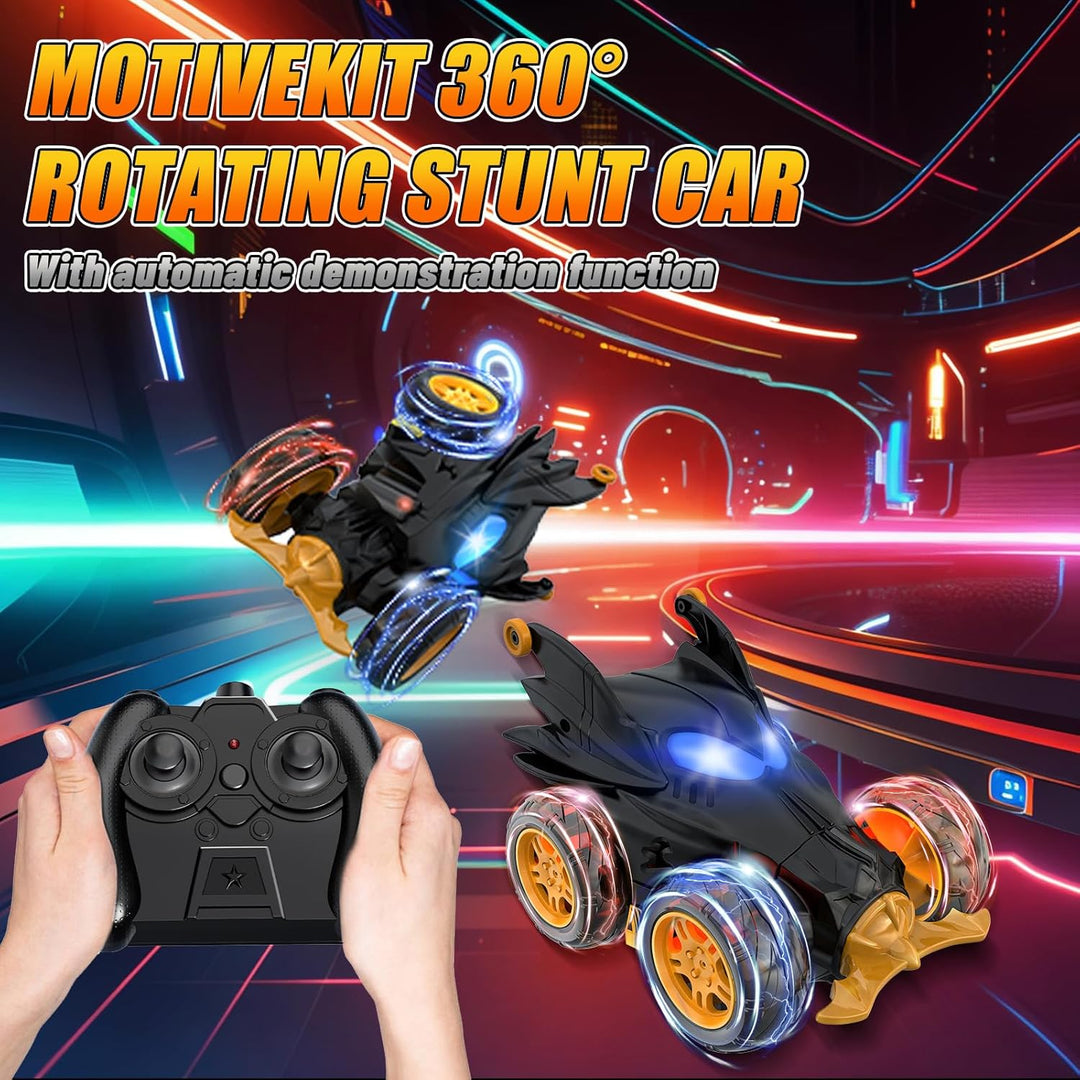 Motivekit Coche de Control Remoto para Niños - Gira 360° y Salta 4W...