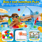 Juego de globos de agua reutilizables para niños al aire libre, juego de