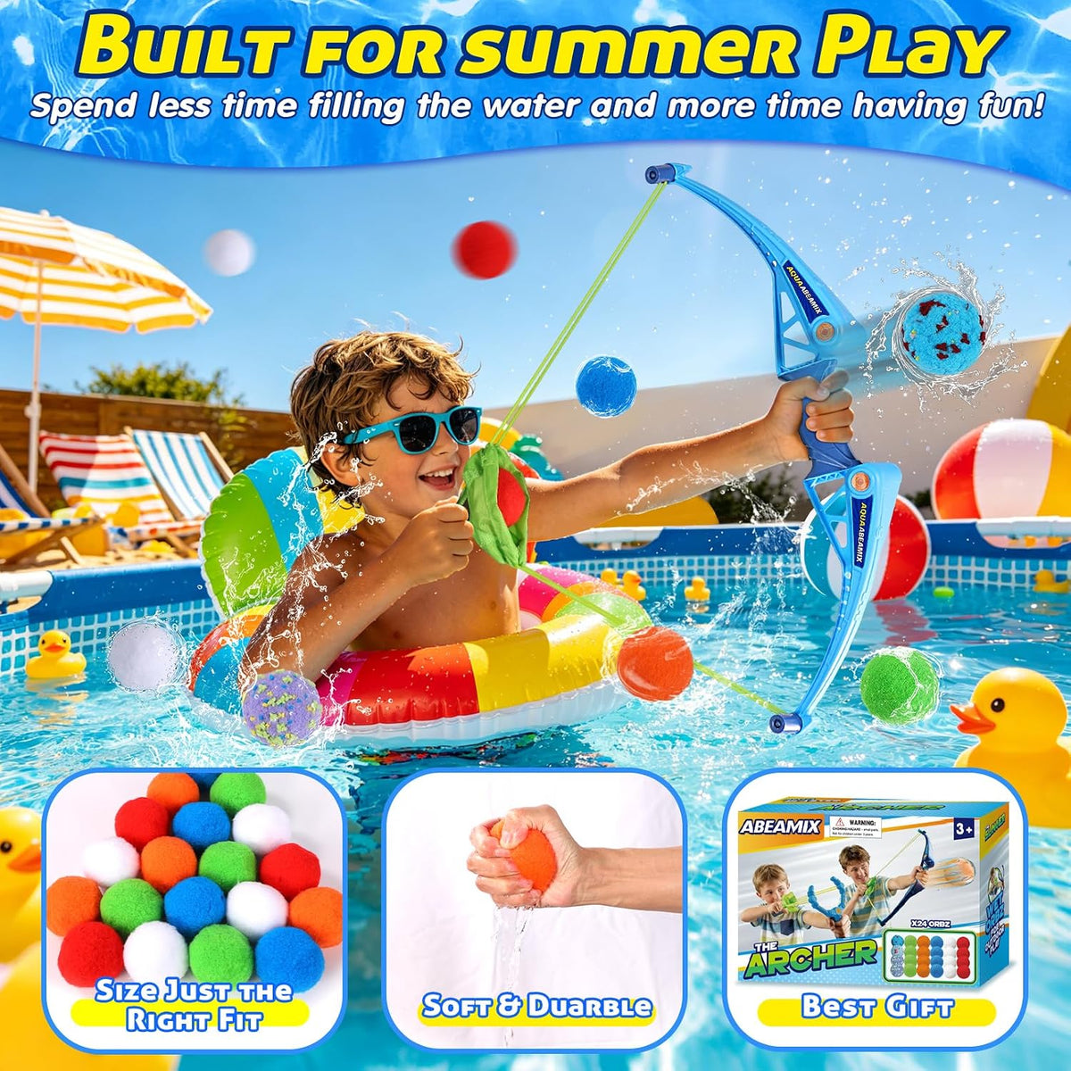Juego de globos de agua reutilizables para niños al aire libre, juego de