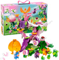 BRIO Flora Flower Town Deluxe Set – Juego interactivo de construcción y decoración de 47 piezas para juego imaginativo abierto – A partir de 3 años