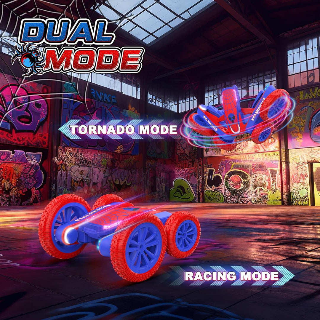 Blissbud Coche de control remoto Spider RC Cars de doble cara 360°...