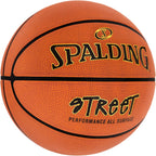 Spalding Balones de baloncesto de goma para exteriores | Cubierta de goma de rendimiento diseñada para jugar al aire libre | Varios tamaños y colores