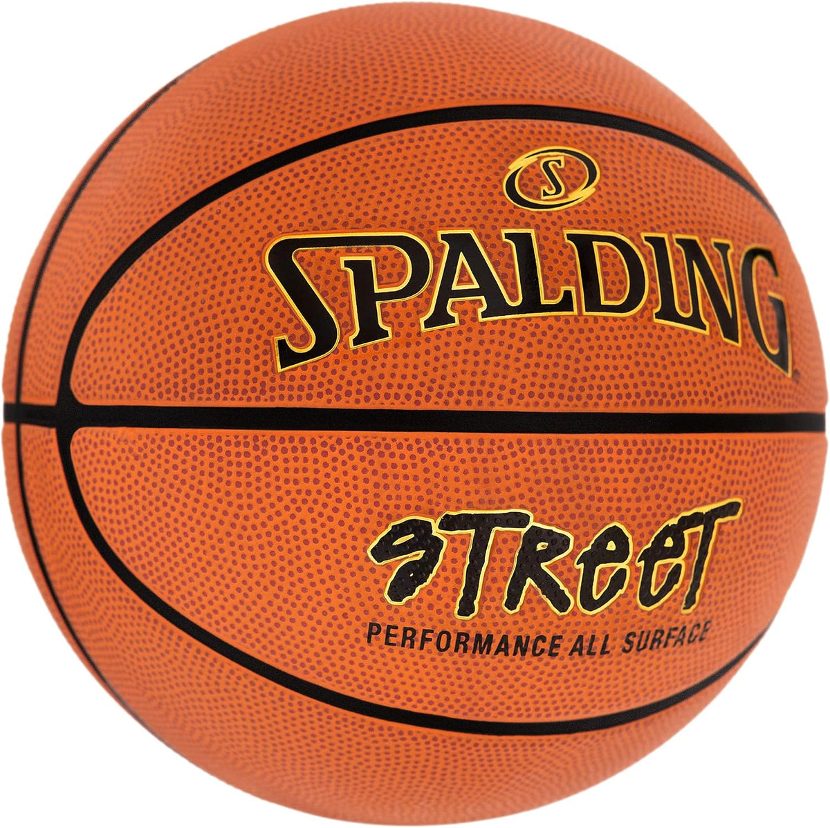 Spalding Balones de baloncesto de goma para exteriores | Cubierta de goma de rendimiento diseñada para jugar al aire libre | Varios tamaños y colores