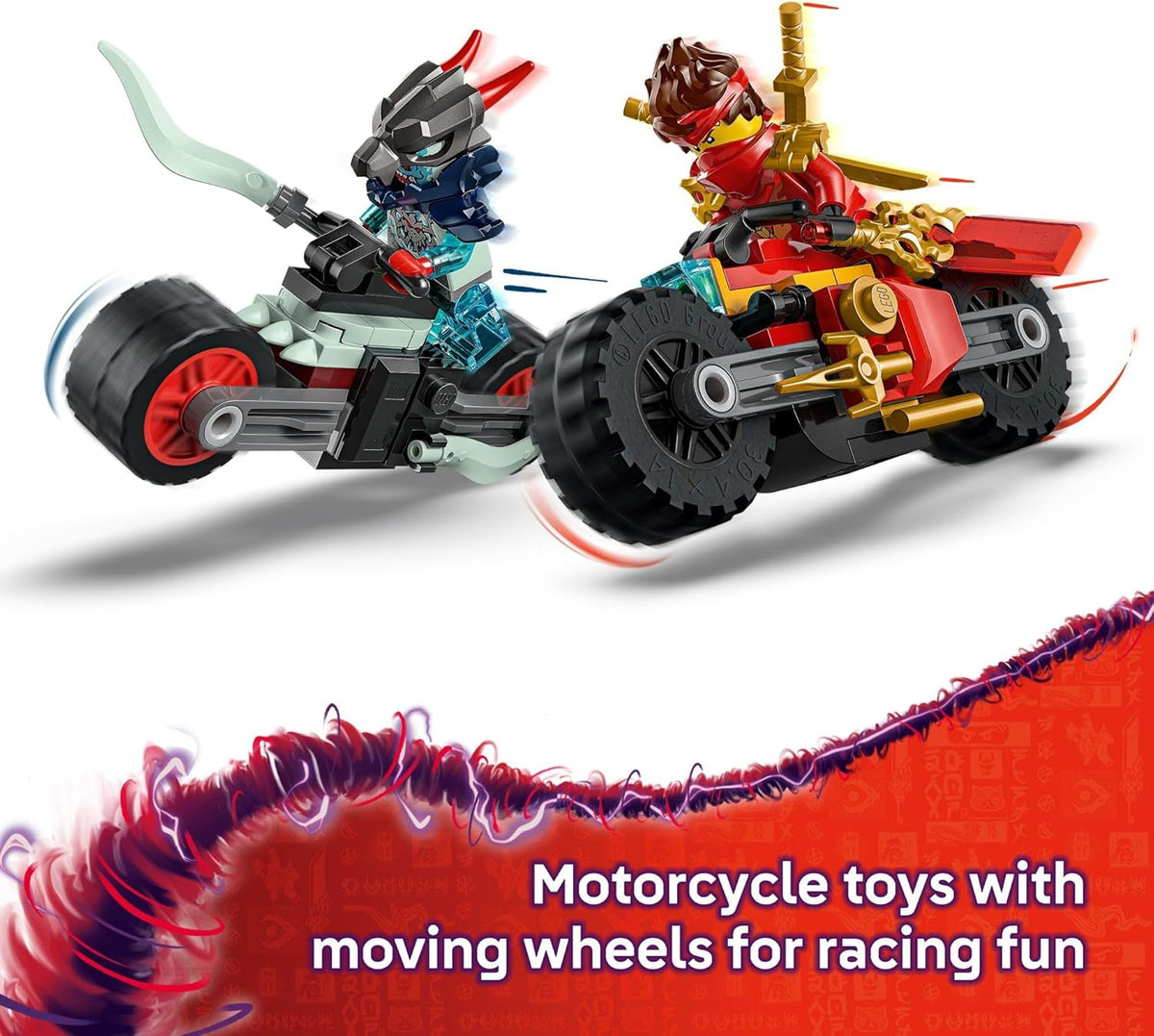 LEGO NINJAGO Motocicleta de Carreras de Velocidad de Kai -
