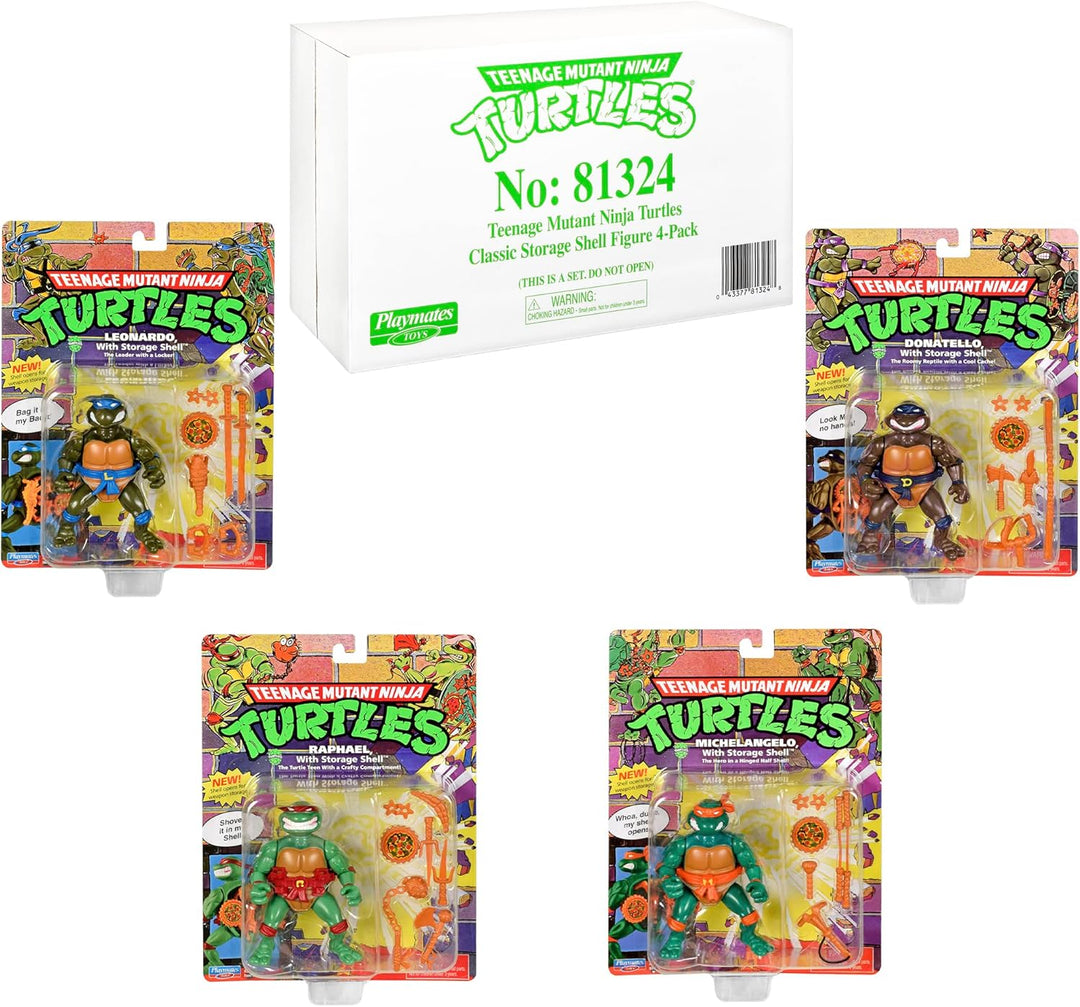 Tortugas Ninja Adolescentes Mutantes: Tortugas Clásicas de 4" - Paq...