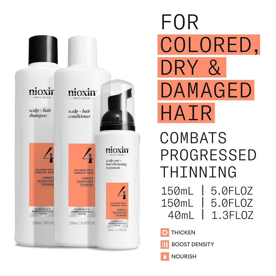 NIOXIN Kits de sistema de engrosamiento del cuero cabelludo + cabel...