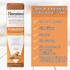 Himalaya Botanique - Pasta de dientes antiplaca blanqueadora, Cúrcuma, 4 Ounce (Paquete de 2)