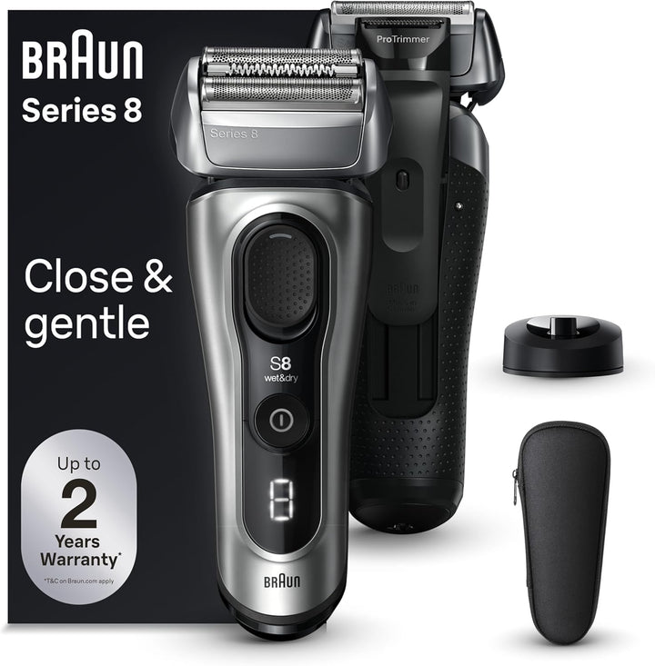 Braun - Maquinilla de afeitar eléctrica para hombre, serie 8 8517s...