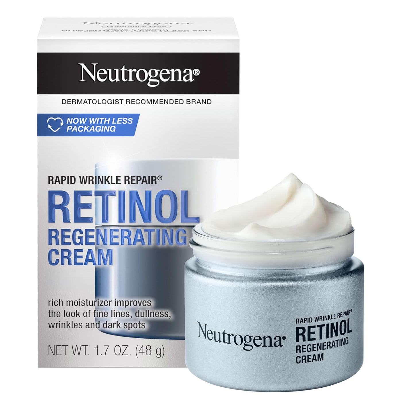 Neutrogena Hidratante facial de retinol de reparación rápida de arr...