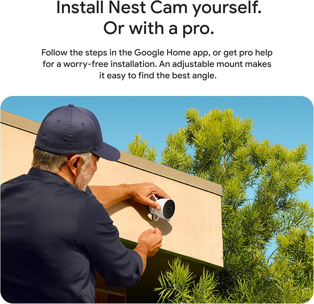 Google Nest Cam Outdoor (cableada, 2.ª generación) - Cámara de segu...