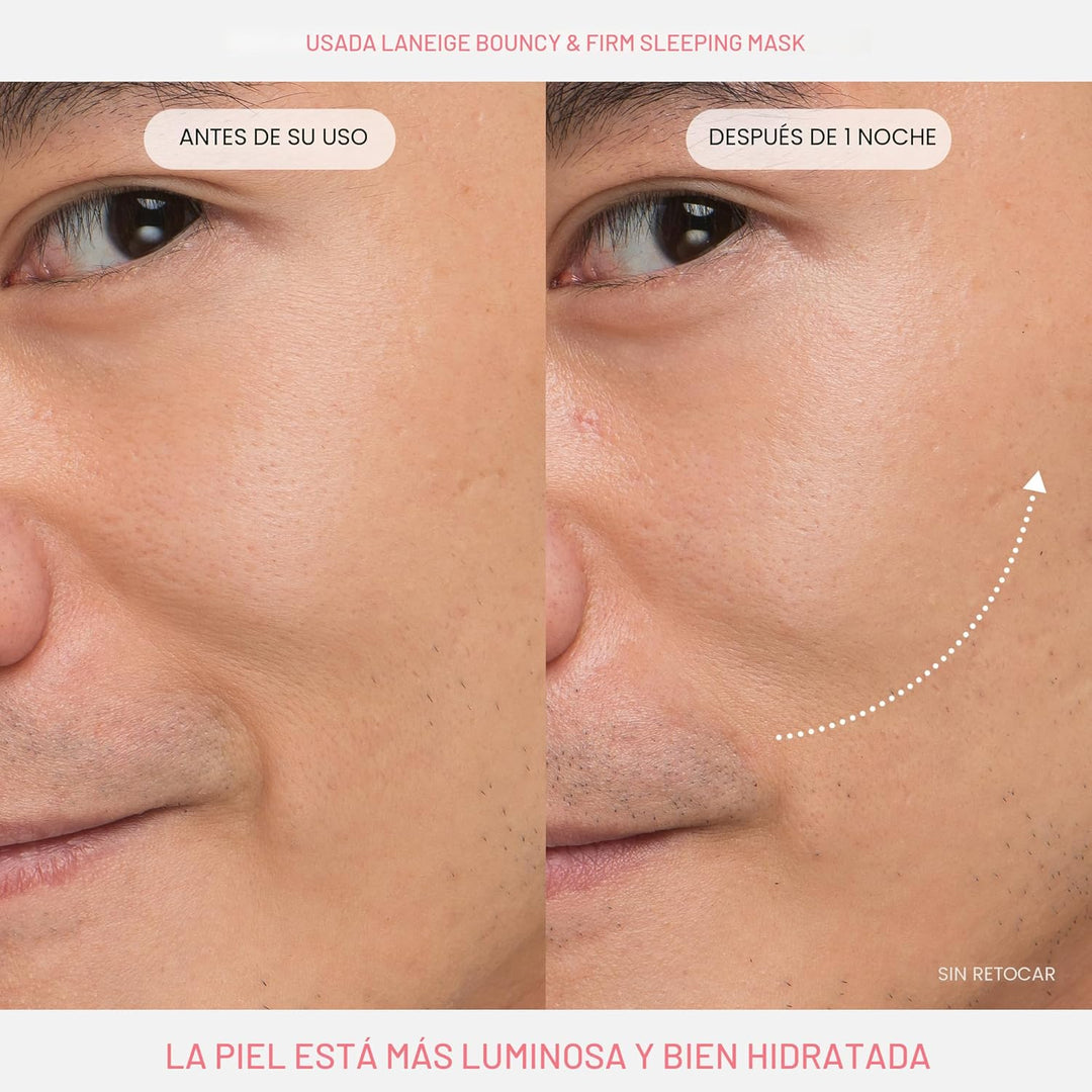 LANEIGE Mascarilla nocturna revitalizante, suave, con complejo de p...
