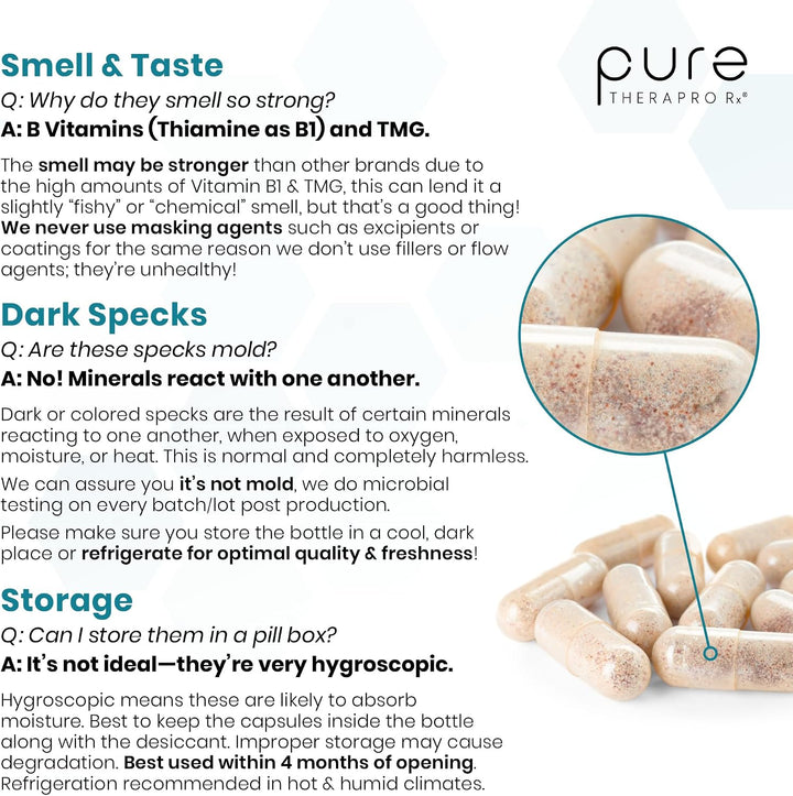Pure Therapro Rx Multivitamínico metilado para hombres y mujeres |...