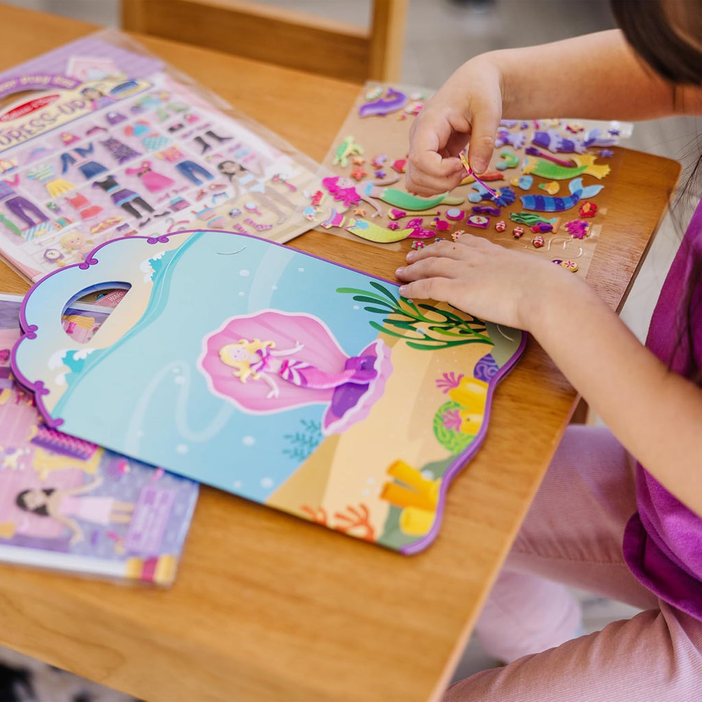 Melissa & Doug Princesa Puffy, juego de adhesivos, Combo de calcomanías infladas