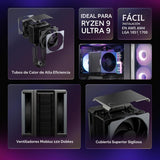 Cooler Master Hyper 612 APEX SCHP Enfriador de aire para CPU, venti...