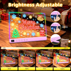 Tablero de dibujo LED con 13 efectos de luz, tablero de notas LED recargable de 16 pulgadas con colores, tableta de dibujo con luz de neón, regalos para niños para Pascua, cumpleaños, ideas