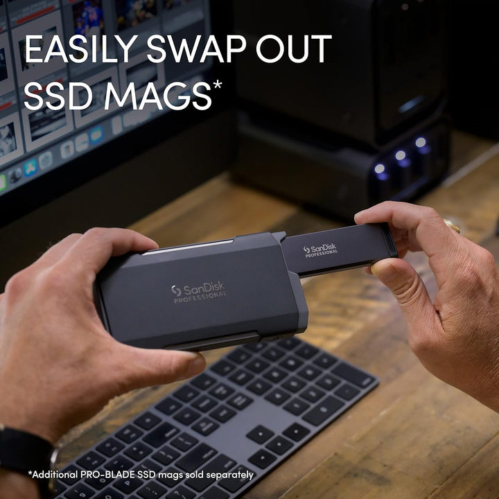SanDisk Professional 4TB PRO-Blade Transport - SSD NVMe portátil y...