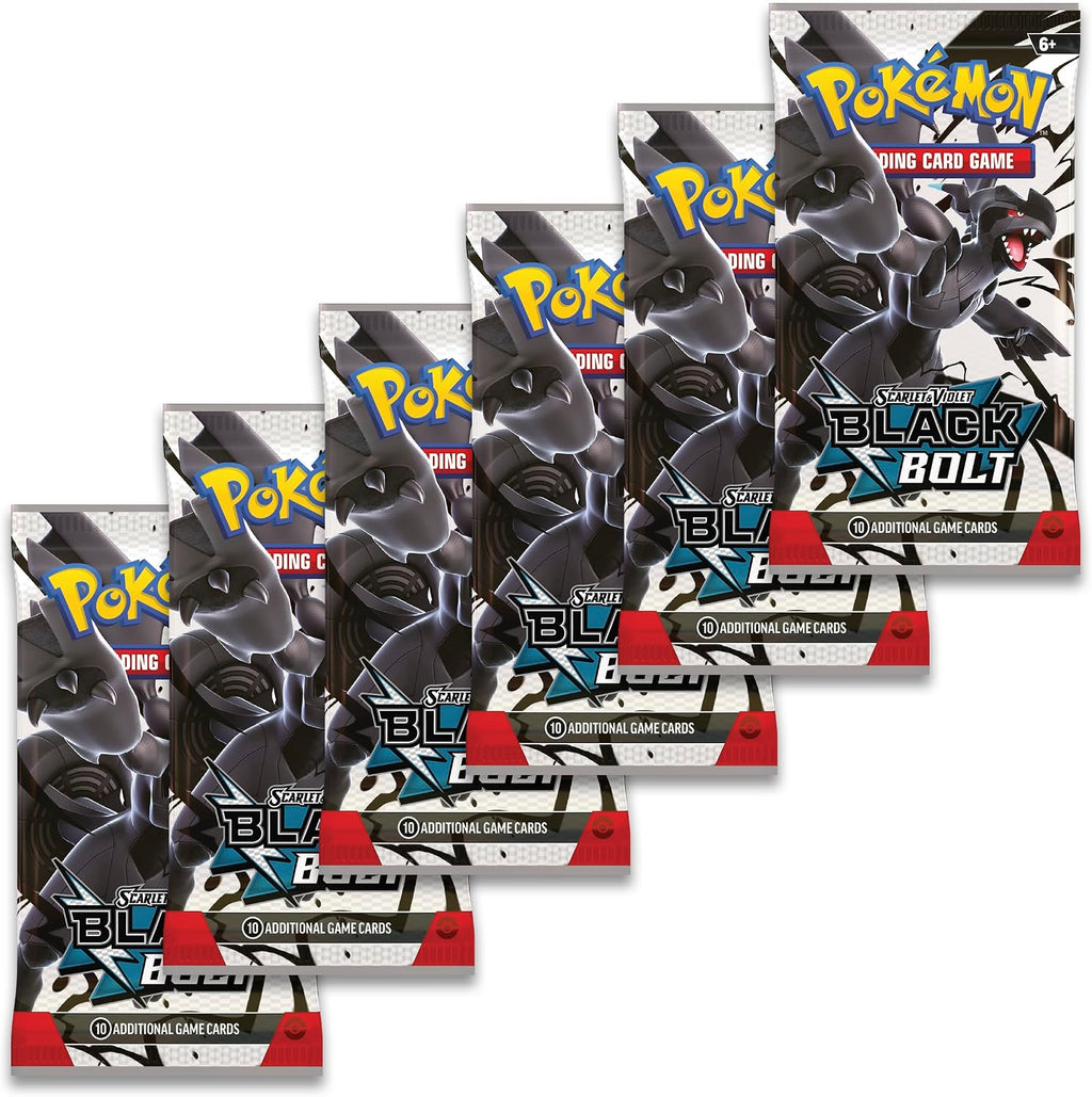 Pokémon TCG Escarlata y Violeta 10.5 Black Bolt Paquete de Refuerzo de Booster Bundle Set