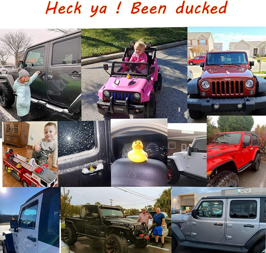 XY-WQ Paquete de 150 patos de goma para patitos Jeeps, surtido de juguetes