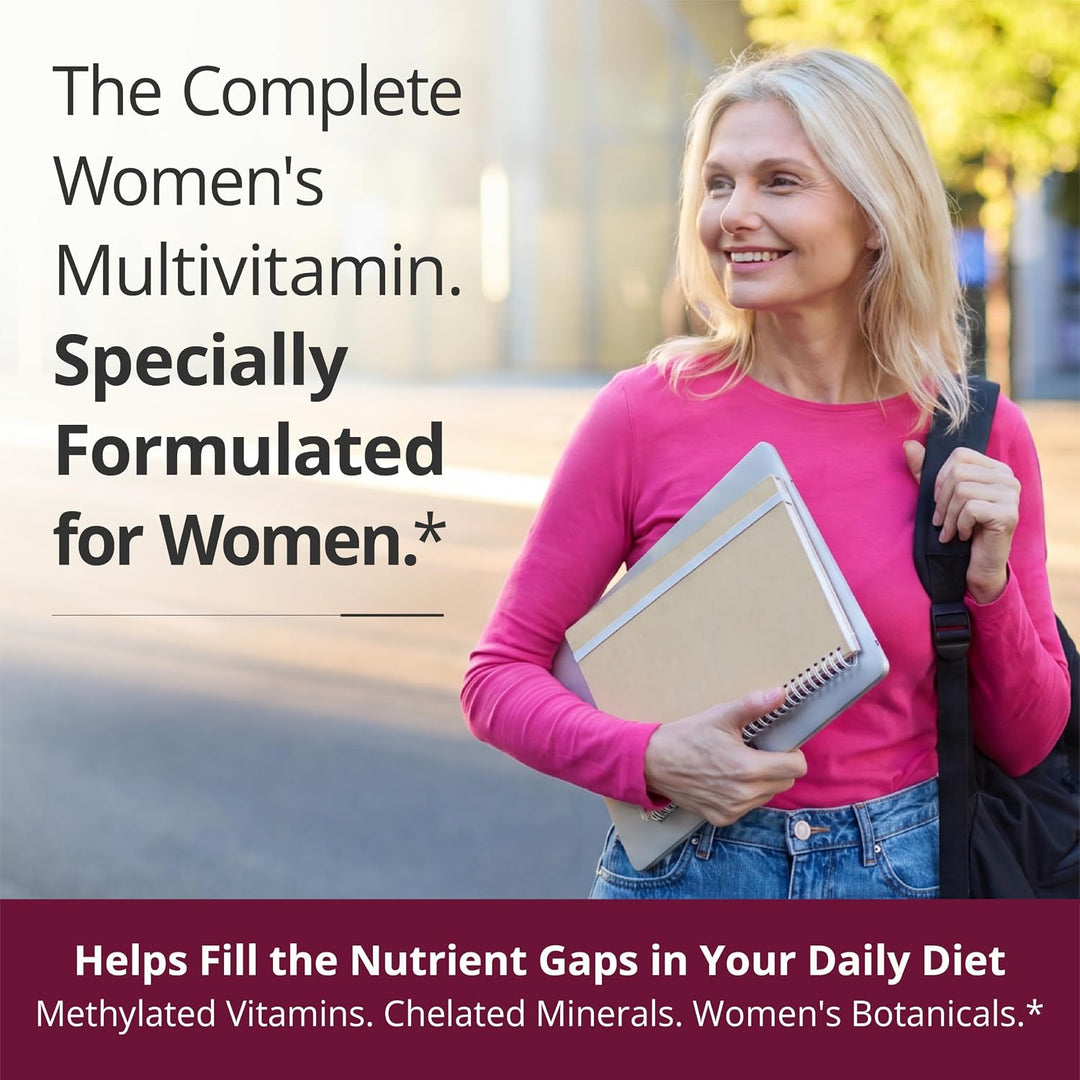 Suplemento multivitamínico para mujer: vitaminas y minerales diario...