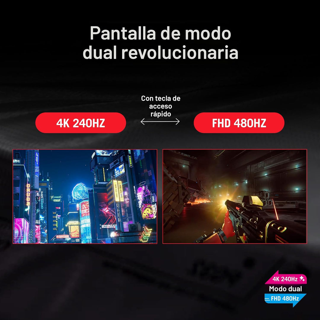 ASUS ROG PG32UCDP - Monitor para juegos OLED de 32 pulgadas 4K 240H...