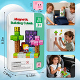 Bloques magnéticos estilo Minecraft bloques de construcción magnéti...