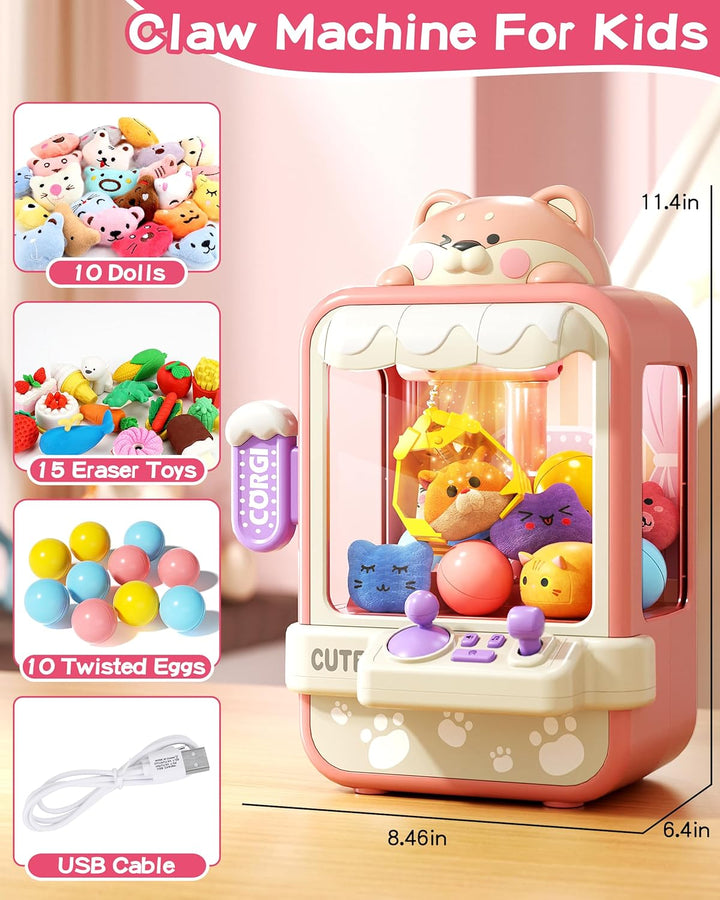 Jovow - Máquina de Garras para Niños, Mini Máquina Expendedora con...
