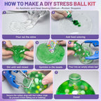 NODUJX Kit de fabricación de bolas antiestrés para hacer bricolaje, crea