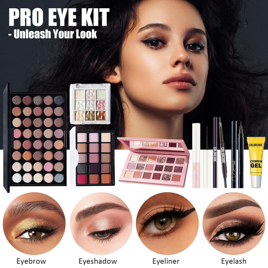 Kit completo de maquillaje para mujer, juego de maquillaje todo en...