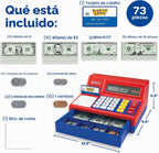 Juguete de registro de calculadora de simulación y juego de recursos de aprendizaje