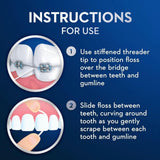 Oral-B Hilo Dental Enhebrador 30 Unidades: 6 Sobres de 5 Enhebrador...