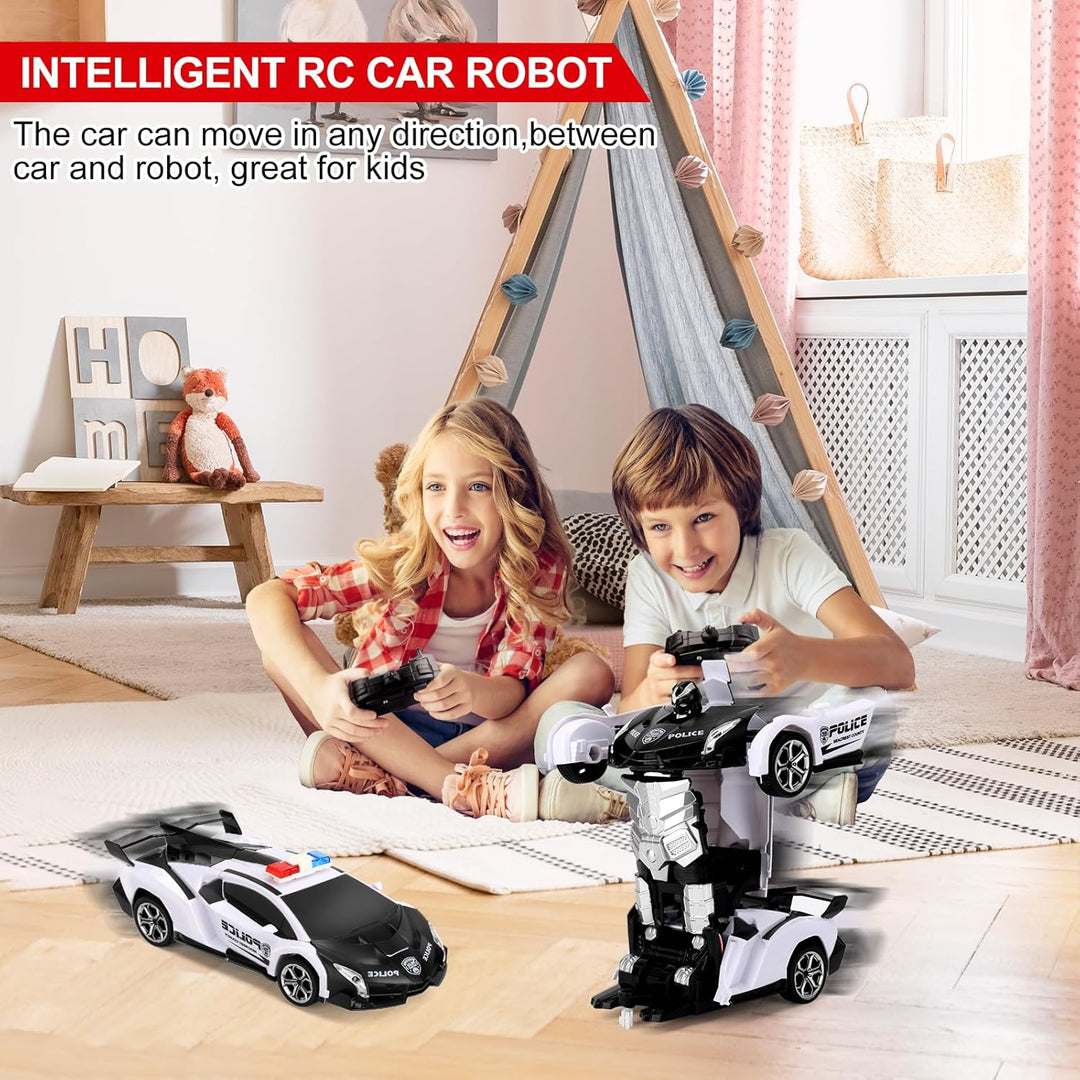 Blackma Coche de Control Remoto-Transformable, Deformación de Un Bo...