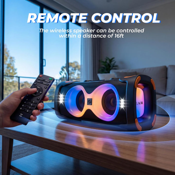 Altavoz Bluetooth portátil con 1 micrófono, máquina de karaoke de p...