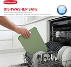 Rubbermaid Juego de 3 tablas de cortar reversibles de fibra de trigo, sin BPA, no tóxicas, aptas para lavavajillas, esquinas antideslizantes y ligeras, para carne, verduras y frutas