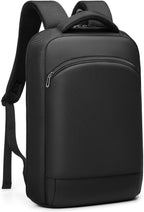 Mochila delgada para laptop para hombre, mochila de negocios ligera de 15.6 pulgadas, mochila de viaje impermeable con puerto de cargador USB, bolsa de computadora, mochilas universitarias, regalos para hombres y mujeres