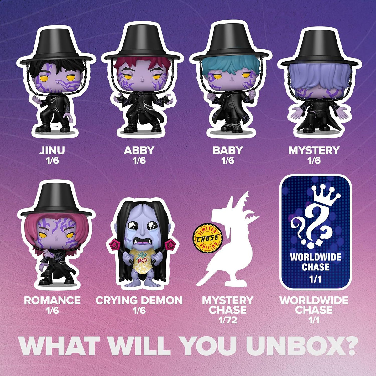 Funko Pop! Mystery: Kpop Demon Hunters - Figura de vinilo Saja Boys Blind