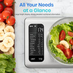 Etekcity Báscula de cocina de alimentos con calculadora nutricional